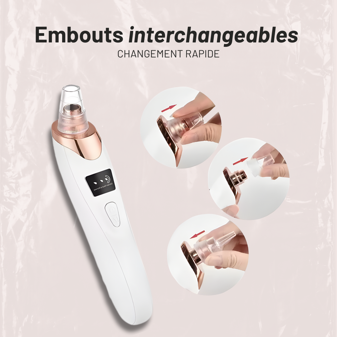 Aspirateur dermatologique pour points noirs